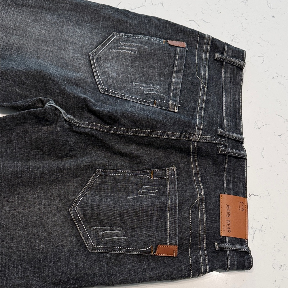 Silver Jeans Men’s Washed Charcoal Straight Jeans